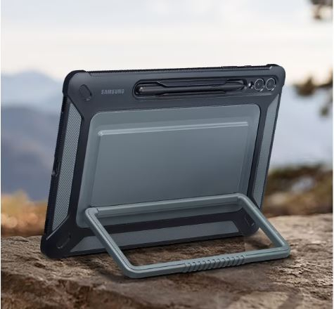 Capa Samsung Outdoor Galaxy Tab S9+ Cor Preto EF-RX810CBEGWW