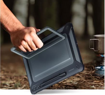 Capa Samsung Outdoor Galaxy Tab S9+ Cor Preto EF-RX810CBEGWW