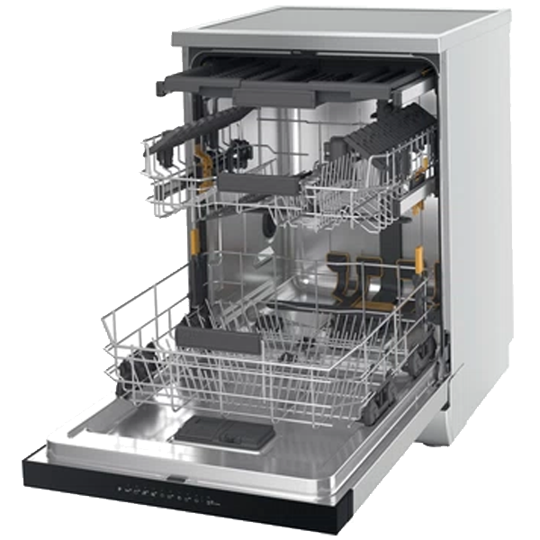 Máquina  lavar louça Whirlpool W7F HP33 X inox 15 Conjuntos 60 cm Classe D