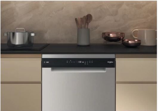Máquina  lavar louça Whirlpool W7F HP33 X inox 15 Conjuntos 60 cm Classe D