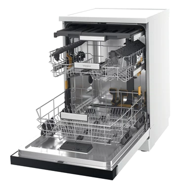 Máquina de Lavar Loiça Whirlpool W7F HS41 15 Conjuntos Classe C SENSE PowerClean, NaturalDry Branco
