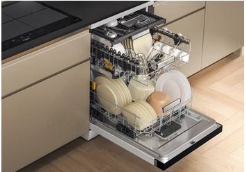 Máquina de Lavar Loiça Whirlpool W7F HS41 15 Conjuntos Classe C SENSE PowerClean, NaturalDry Branco