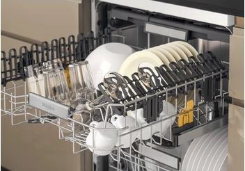 Máquina de Lavar Loiça Whirlpool W7F HS41 15 Conjuntos Classe C SENSE PowerClean, NaturalDry Branco