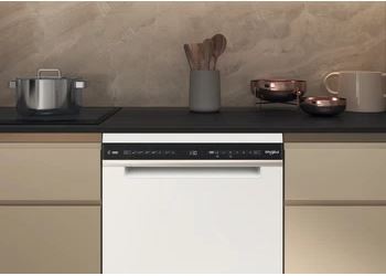 Máquina de Lavar Loiça Whirlpool W7F HS41 15 Conjuntos Classe C SENSE PowerClean, NaturalDry Branco