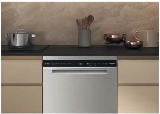 Máquina lavar loiça Whirlpool W7F HS41 X inox 15 Conjunto 60Cm Classe C