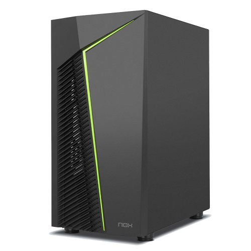 Caixa Micro-ATX Nox Infinity Zeta RGB Vidro Temperado Preta NXINFTYZETA