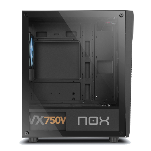 Caixa Micro-ATX Nox Infinity Zeta RGB Vidro Temperado Preta NXINFTYZETA
