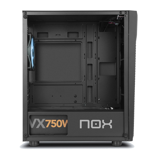 Caixa Micro-ATX Nox Infinity Zeta RGB Vidro Temperado Preta NXINFTYZETA