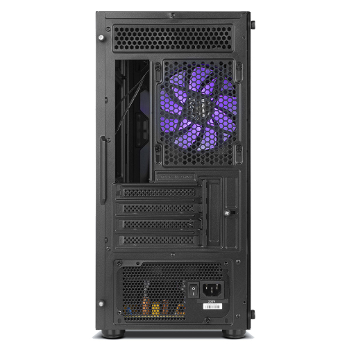 Caixa Micro-ATX Nox Infinity Zeta RGB Vidro Temperado Preta NXINFTYZETA