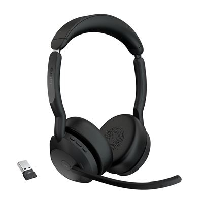 Auscultadores Bluetooth Jabra Evolve2 55 Preto Link380a MS Stereo
