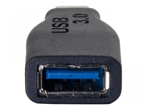 C2G USB C to USB A Adapter USB C to USB Adapter 5Gbps Black M/F Adaptador USB USB Tipo A (F) para USB-C (M) USB 3.0 preto , 28868