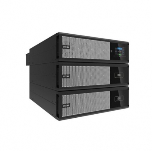 UPS Eaton 93PX 15 kW / 15 kVA, trifásico, Online Double Conversion, formato Rack/Tower 9U, com EBM, placa de rede e kits de calhas — 93PX15KIRTN.