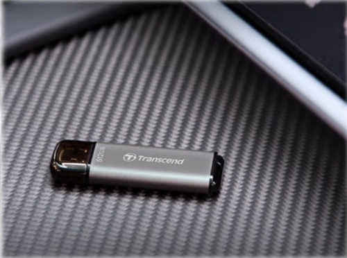 Drive flash USB 512 GB USB 3.2 Gen 1 cinzento espaço Transcend JetFlash 920, TS512GJF920