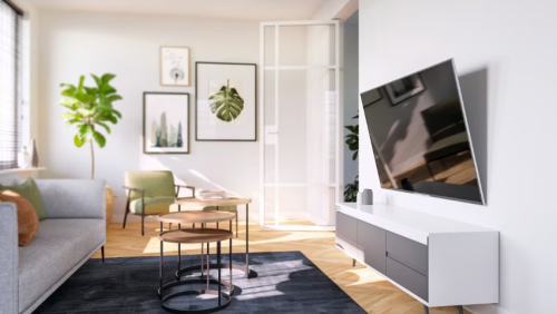 Suporte de Parede TVM 3615 da Vogel inclinável até 20° para TV de 40" a 77" até 35 kg