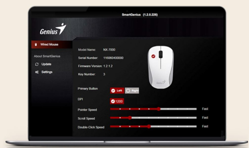 Rato Genius NX-7000 Wireless  WHITE 31030027401