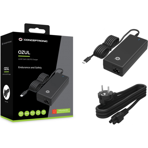 CONCEPTRONIC CARREGADOR UNIVERSAL USB-C NITRETO DE GALIO 100W