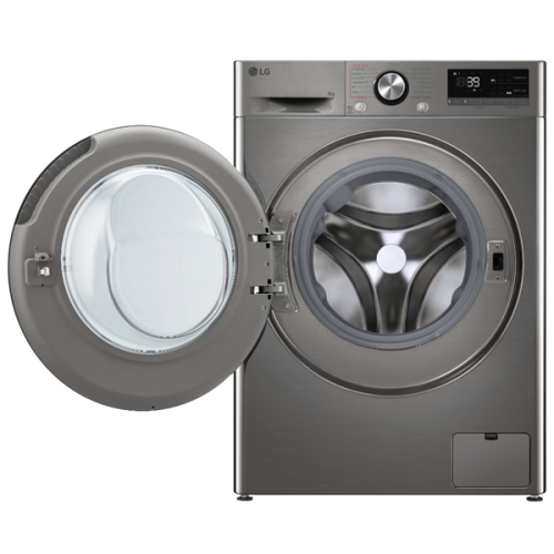 Maquina lavar roupa LG F4WR709SGS 9Kg 1400RPM Classe A Cinza Largura 60 cm