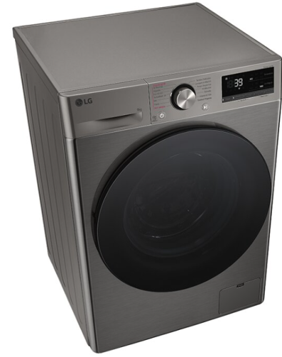 Maquina lavar roupa LG F4WR709SGS 9Kg 1400RPM Classe A Cinza Largura 60 cm