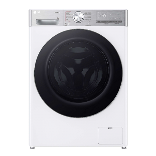 Máquina  lavar roupa LG F4WR9009A2W, 9 kg, eficiência energética A, 1400 rpm., branco LxAxP) 60x85x56.5 Cm