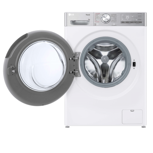 Máquina  lavar roupa LG F4WR9009A2W, 9 kg, eficiência energética A, 1400 rpm., branco LxAxP) 60x85x56.5 Cm