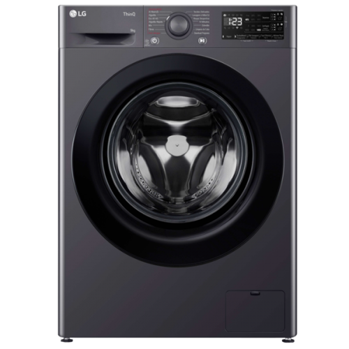 MAQUINA DA ROUPA LG 1400 RPM 9Kg Preta F4WR359S6M