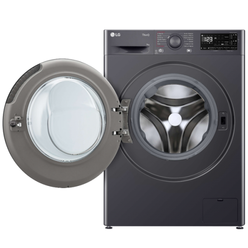 MAQUINA DA ROUPA LG 1400 RPM 9Kg Preta F4WR359S6M