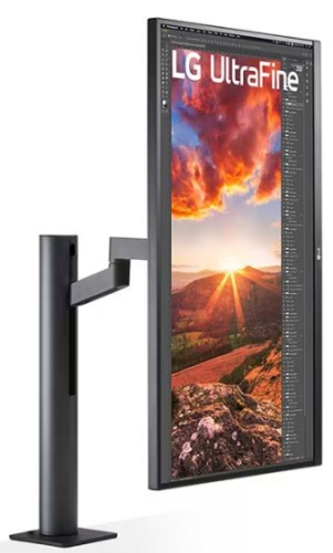 Monitor LG 27UN880P-B IPS Ergo UHD 4K de 27'' com USB Type-C 4K Ultra HD (3840 X 2160) 27UN880P-B Classe F