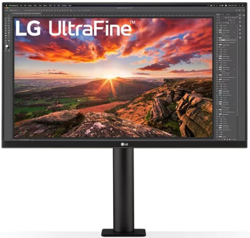 Monitor LG 27UN880P-B IPS Ergo UHD 4K de 27'' com USB Type-C 4K Ultra HD (3840 X 2160) 27UN880P-B Classe F