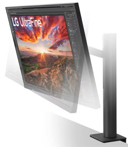 Monitor LG 27UN880P-B IPS Ergo UHD 4K de 27'' com USB Type-C 4K Ultra HD (3840 X 2160) 27UN880P-B Classe F