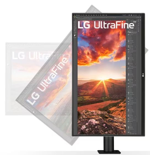 Monitor LG 27UN880P-B IPS Ergo UHD 4K de 27'' com USB Type-C 4K Ultra HD (3840 X 2160) 27UN880P-B Classe F