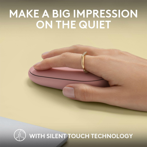 Rato Óptico Logitech Pebble 2 M350s TONAL ROSA