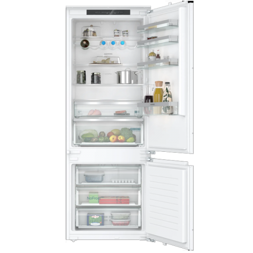 Frigorifico Combinado Encastre SIEMENS iQ300 193.5 x 70.8 cm Porta com dobradiça fixa KB96NVFE0