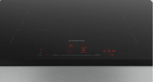 PLACA SIEMENS de indução 60 cm Preto Instalação na superfície sem moldura EH631HEB1E