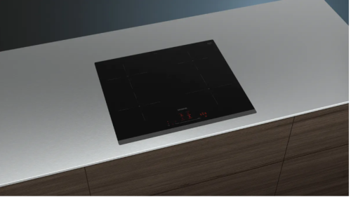 PLACA SIEMENS de indução 60 cm Preto Instalação na superfície sem moldura EH631HEB1E