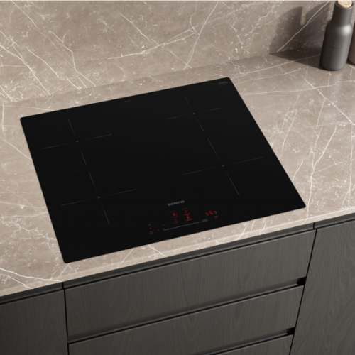 PLACA SIEMENS de indução 60 cm Preto Instalação à face EH601HEB1E