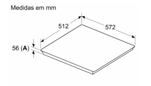 PLACA SIEMENS de indução 60 cm Preto Instalação à face EH601HEB1E