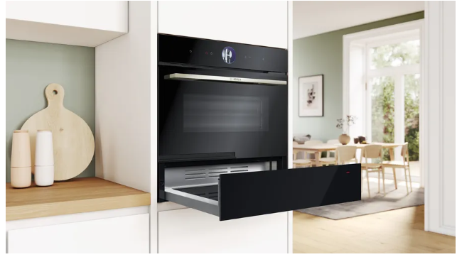 GAVETA DE AQUECIMENTO BOSCH Serie 8 60 x 14 cm Preto BIC7101B1
