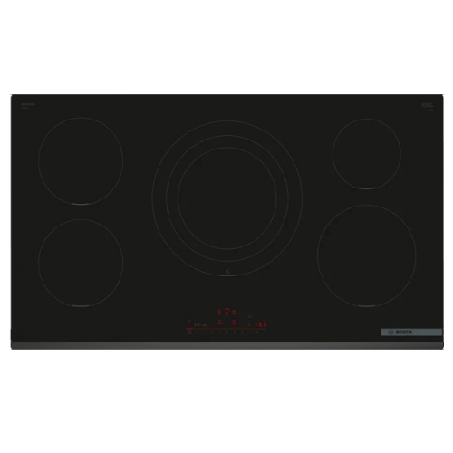 PLACAS BOSCH Serie 6 Placa de indução 90 cm Preto Instalação na superfície sem moldura PIV931HC1E