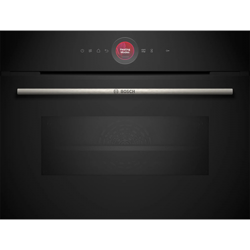 FORNO BOSCH Serie 8 Forno compacto integrável com função micro-ondas 60 x 45 cm Preto CMG7241B1