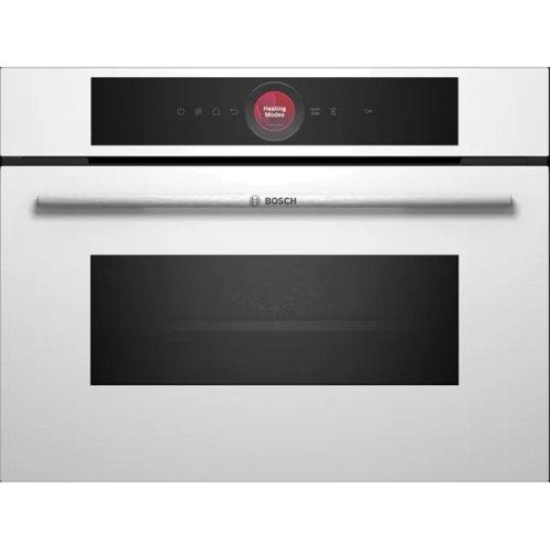 FORNO BOSCH Serie 8 Forno compacto integrável com função micro-ondas 60 x 45 cm Branco CMG7241W1