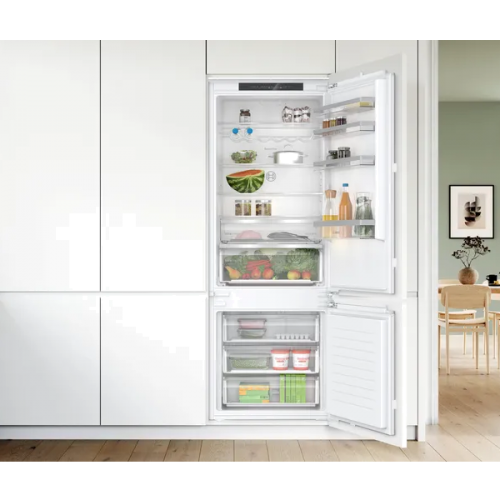 Frigorifico Combinado Encastre BOSCH Serie 4 193.5 x 70.8 cm Porta com dobradiça fixa KBN96VFE0