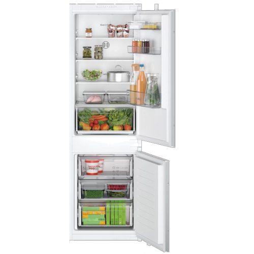 Frigorifico Combinado Encastre BOSCH Serie 2 177.2 x 54.1 cm Porta com dobradiça deslizante  KIN86NSE0