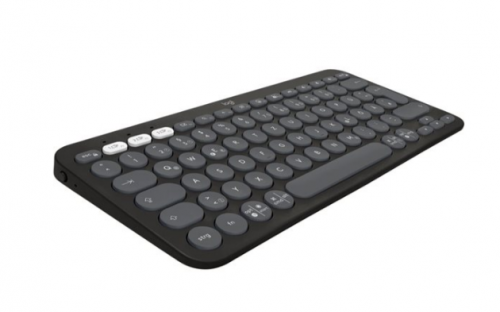 Logitech Pebble Keys 2 K380s Teclado sem fios Bluetooth LE QWERTZ Alemão grafite tonal ,  920-011795
