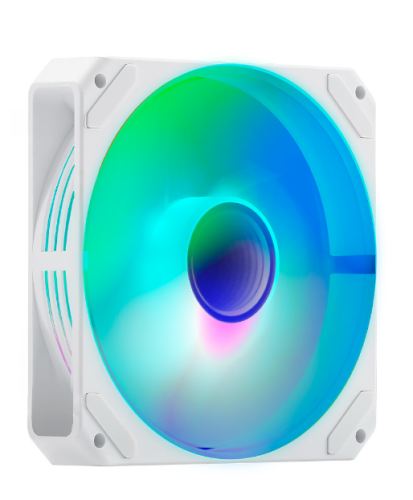 Caixa para computador ABYSM GAMING DANUBE SAVA H500 Branca, Transparente AB123512