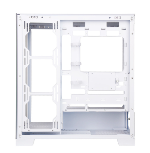 Caixa para computador ABYSM GAMING DANUBE SAVA H500 Branca, Transparente AB123512