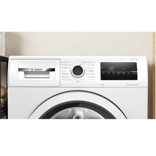 MÁQUINA LAVAR ROUPA BOSCH WAN24200EP 1200R.9KG.VAPOR-Serie 4 