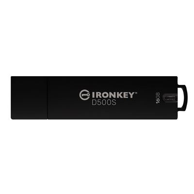 Memória Usb Kingston 16GB IronKey D500S FIPS 140-3 Lvl 3 AES-256