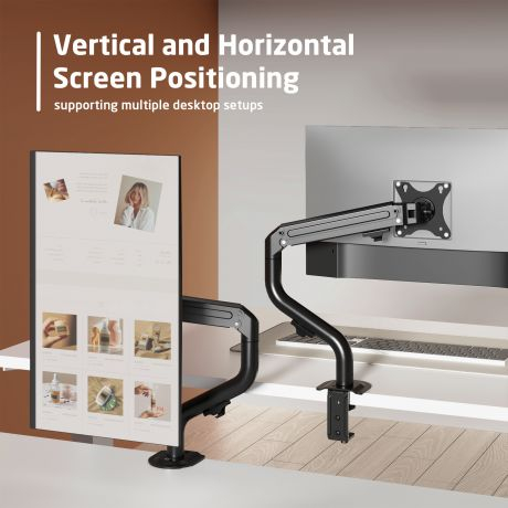 Suporte de mesa para monitor para monitores de 17" a 32"  Mola Mecânica EW1533