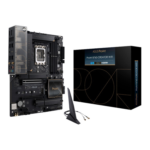 Motherboard ATX Asus LGA 1700, DDR5. ProArt B760 CREATOR WIFI, M.2, PCI Express 3.0, PCI Express 4.0, 90MB1FY0-M0EAY0