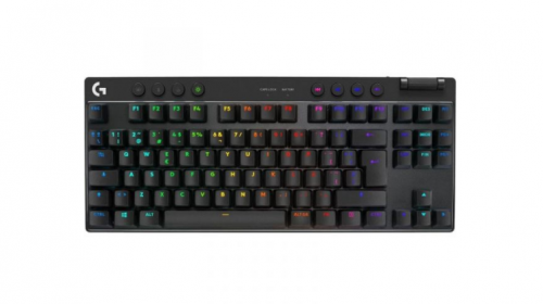 Logitech G Pro X TKL Lightspeed Teclado Sem Fios Gaming Preto RGB LIGHTSYNC GX Brown (Teclado Espanhol)